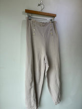 Krista Larson Grey Linen Barn Door Pants