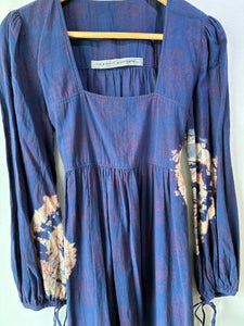 Raquel Allegra Blue Tie Dye Dress
