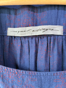 Raquel Allegra Blue Tie Dye Dress