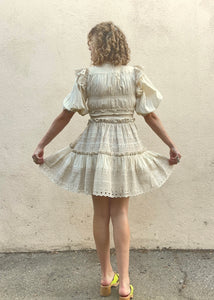 Sea New York Cream 'Marley' Eyelet Dress