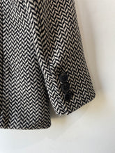 Anine Bing Black and White Chevron Jacket