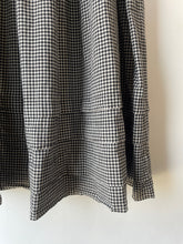 Doen Black Ruffle Gingham Sebastian Skirt