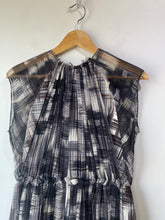 Rachel Comey Black & White Plaid Silk Dress