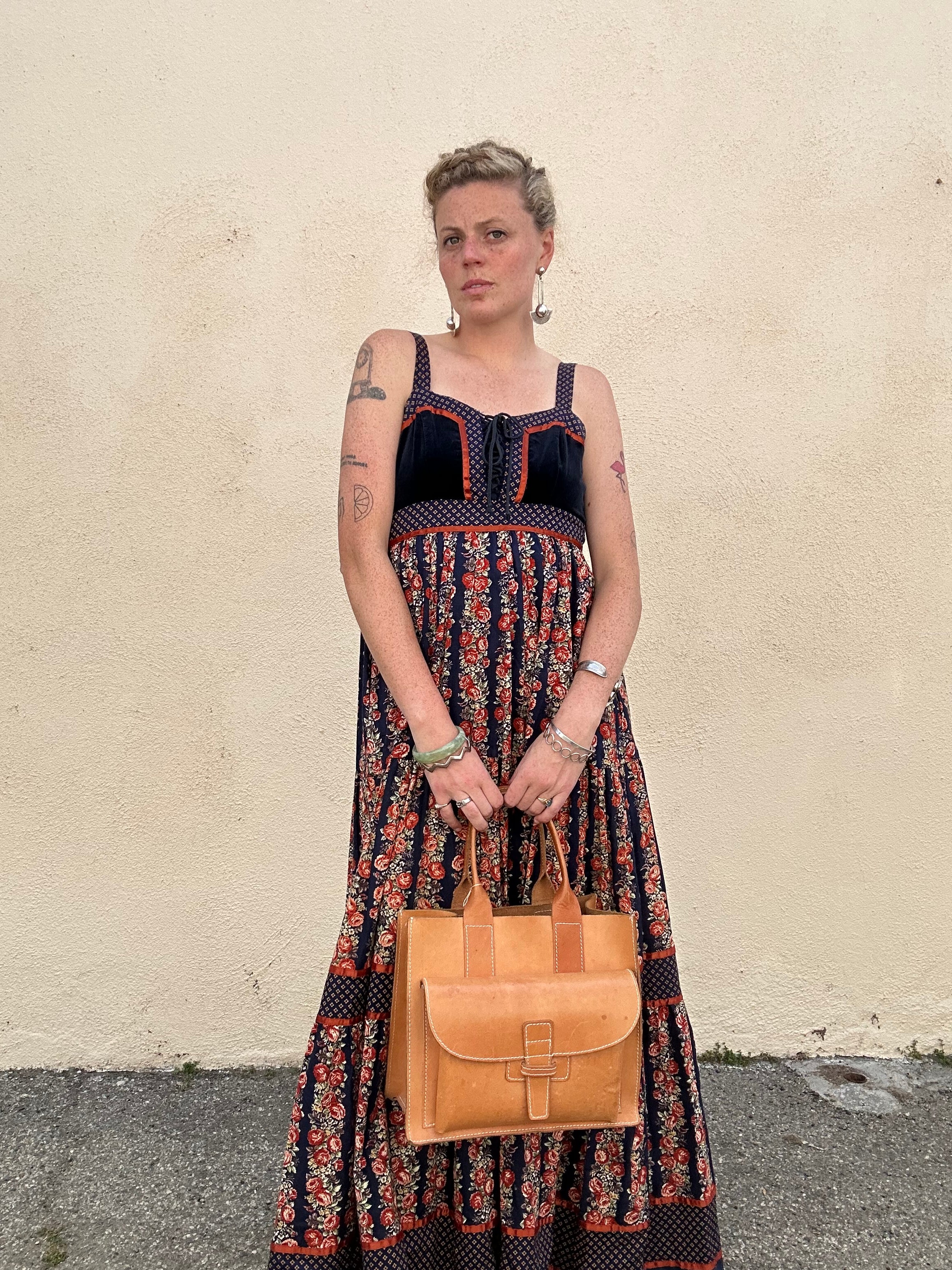 Vintage Gunne Sax Cabbage Rose Print Dress – The Curatorial Dept.