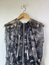 Rachel Comey Black & White Plaid Silk Dress