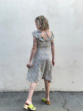 Vintage Marc Jacobs Floral Silk Flutter Dress