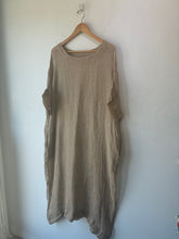 Soft Cotton Tan 'Burlap" Maxi Dress