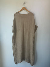 Soft Cotton Tan 'Burlap" Maxi Dress