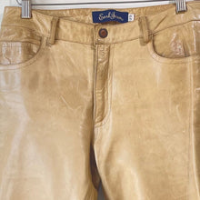 Vintage Earl Jean Tan Leather Pants