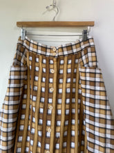 Ace & Jig Gertie Brown Plaid Midi Skirt