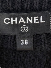 Chanel Coco Neige Black and White Knit Pants