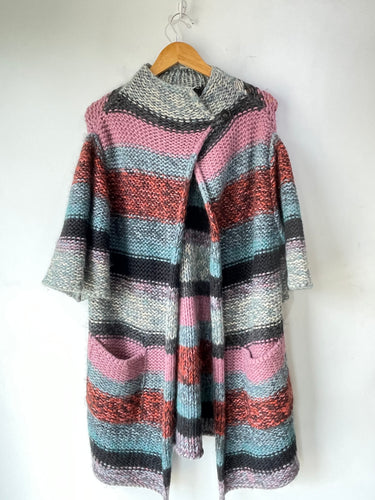 Chloé Multicolor Mohair Knit Cardigan
