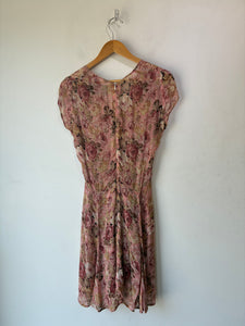 Reformation Pink Floral Mini Dress