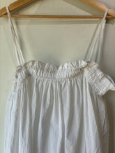 Natalie Martin White Cotton Mini Dress