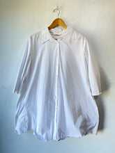 Wafa White Ruffle-Back Blouse
