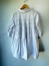 Wafa White Ruffle-Back Blouse