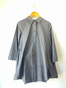 Wafa Black Ruffle-Back Blouse