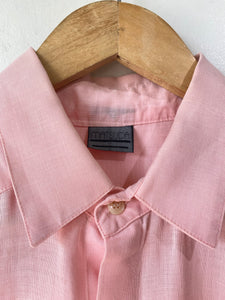 Matsuda Men's Pink Linen Top