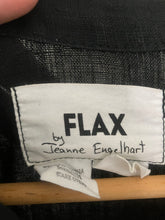 Flax Black Linen Jacket by Jeanne Engelhart
