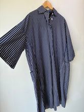Casey Casey Navy and White Striped Dress