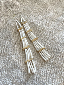 Vintage Native American Porcupine Quill Earrings