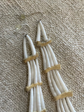 Vintage Native American Porcupine Quill Earrings