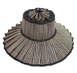 Lorna Murray Black and Tan Melbourne Island Capri Hat