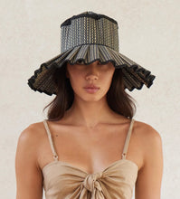 Lorna Murray Black and Tan Melbourne Island Capri Hat