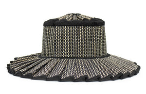 Lorna Murray Black and Tan Melbourne Island Capri Hat