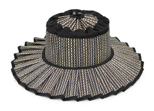Lorna Murray Black and Tan Melbourne Island Capri Hat