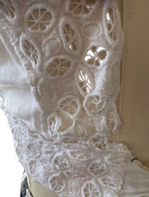 White Lace Eyelet Halter Top