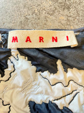 Marni Black Floral Quilted Circle Skirt