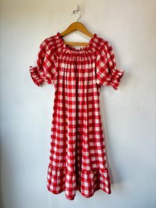 Doen & Heather Taylor Red Gingham Dress