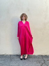 Oscar De La Rental Pink Polyester Caftan