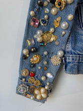 Vintage Levis Brooches and Sparklies Denim Jacket