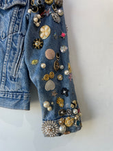 Vintage Levis Brooches and Sparklies Denim Jacket