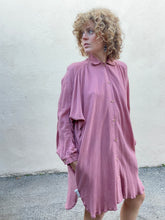 Electric Feathers Mauve Rimbaud Shirt Dress