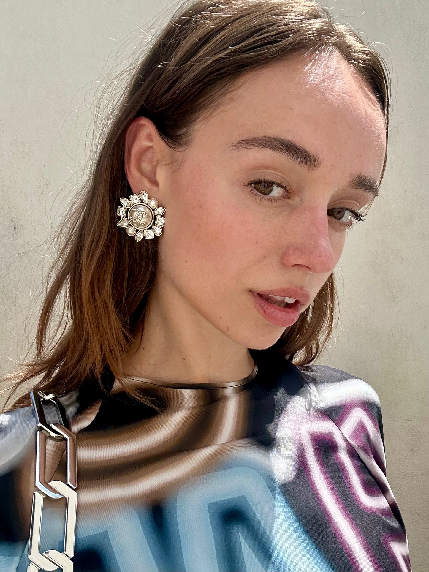 CHANEL Starburst Earrings - The Curatorial Dept.