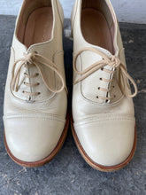 Vintage Robert Clergerie White Spectator Heels