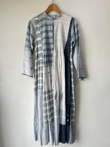 Injiri Blue & White Dress