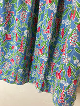 Vintage Botanical Bandeau Mini Dress or Midi Skirt