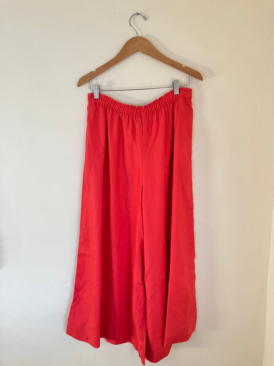 Vintage Gene Ewing-Bis Coral Linen Pants