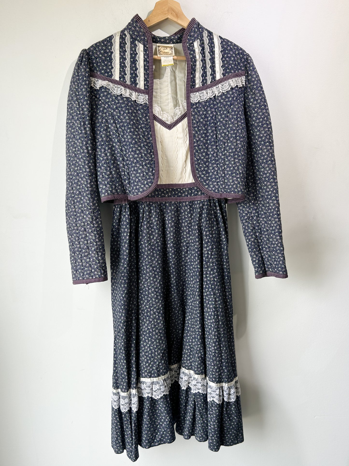 Vintage Gunne Sax Floral Dress and Jacket Set Vintage Gunne Sax Floral Dress and Jacket Set