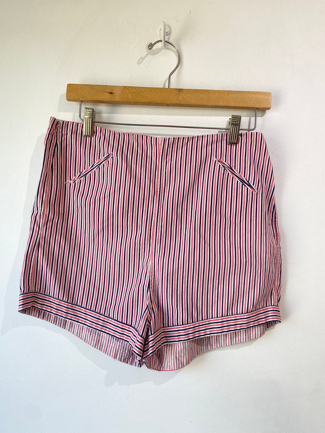 Vintage Red White & Blue Mini Shorts