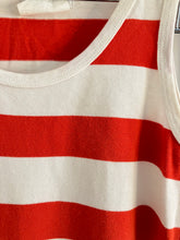 Vintage Esprit Red and White Striped Cotton Dress