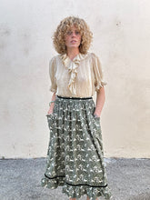 Batsheva x Laura Ashley Green "Abercastle" Skirt