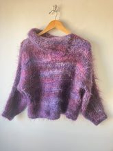 Vintage Oleg Cassini Purple Mohair Sweater