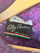 Vintage Oleg Cassini Purple Mohair Sweater