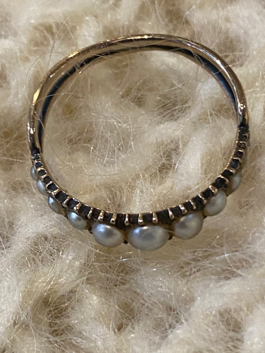 Georgian Pearl Gold Ring