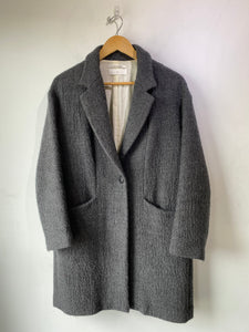 Pomandere Grey Wool Coat